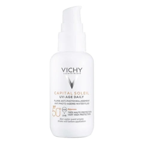 סרום קפיטל סוליי אנטי אייג' עם SPF50 להגנה מהשמש 40 מ"ל - וישי