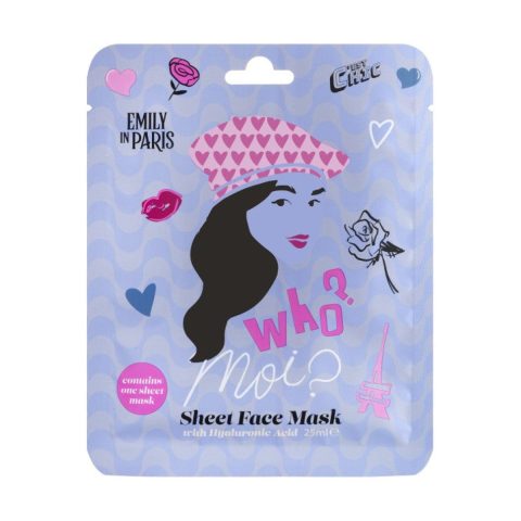 Emily in Paris Blue Face Mask