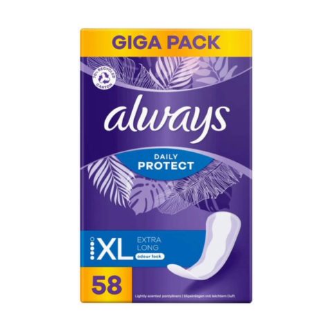 Long Daily Sanitary Pads 58 pcs - Always