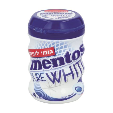 Mentos Pure White Mint Jar