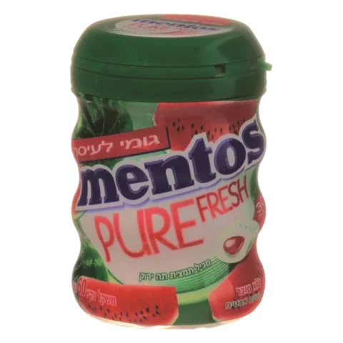 מנטוס מסטיק בקבוק מעוגל אבטיח