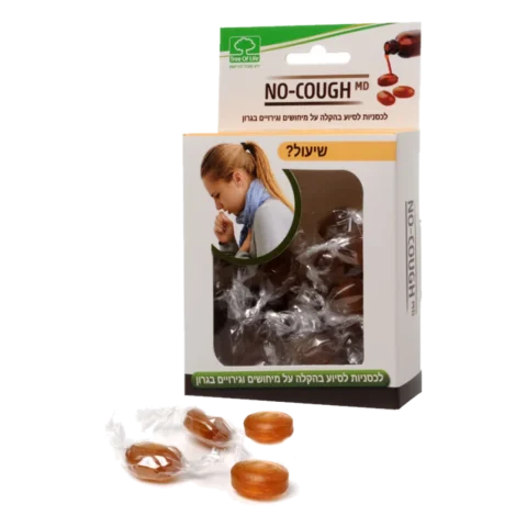 כמוסות NO-COUGH MD להקלת כאבי וגירויי גרון 30 כמוסות - טרי אוף לייף