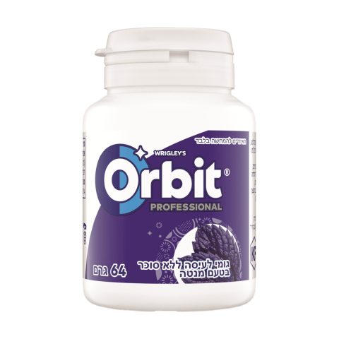 Professional Strong Mint Flavor Sugar-Free Gum 64 g - Orbit