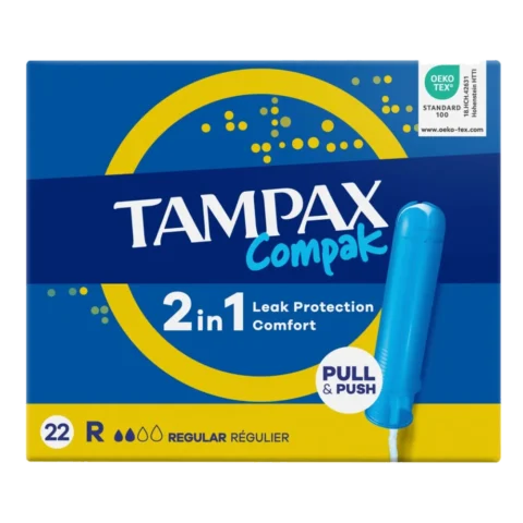 טמפקס קומפאק רגולר22 יח