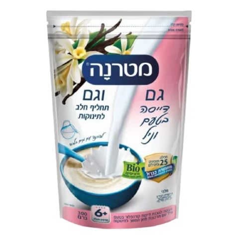 דייסה בטעם וניל לתינוקות מגיל 6 חודשים ומעלה 200 גרם - מטרנה